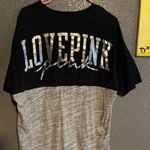 Pink brand oversized shirt